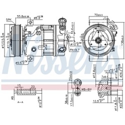 Компресор кондиціонера croma signum vectra c 02-10 фото №1