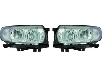 Фары лампы subaru forester sg 05-08 depo l+p фото №1