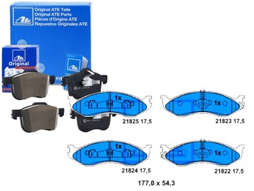 Ate 13.0460-5897.2 набір гальмівні колодки гальмівних, гальма дискові фото №1