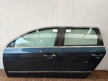 Vw passat b6 05-10 універсал двері передні i задні ліві комплект колір lc5f оригінальний номер фото №1