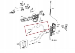 Оригінальна трос двері передніх правих mercedes sprinter w907 фото №1
