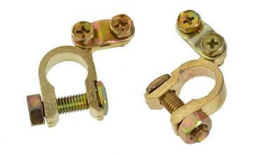 Клеммы do акумулятора универсальные +,- комплект фото №1