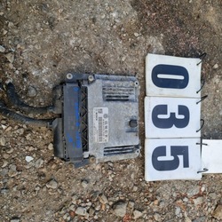 Компьютер блок управления skoda superb ii 1,9tdi фото №1