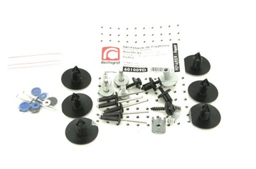 Набір кліпси бампера перед renault clio ii 01-05 фото №1