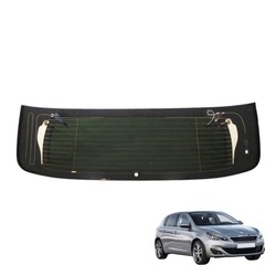 Скло задня зад peugeot 308 5d combi 2014- темне з підігрівом антена оригінальний номер 98008 фото №1