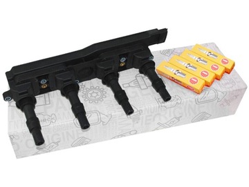 Котушка запалювання + свічки opel astra vectra 1.8 16v фото №1