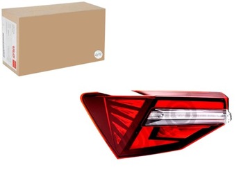 Лампа задняя l запчасть наружная led skoda karoq 12.21- ulo фото №1