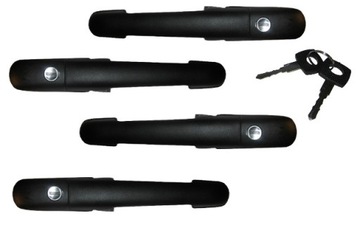 4x вставка замок двері ліва+ права+ bok+tył vw lt 35 фото №1