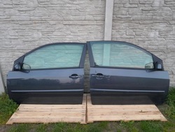 Ford fiesta mk5 v mk6 рестайлінг 02-08 комплектні двері ліві 3-двері sea сірий фото №1