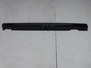 Планка пороговая накладка порога 3c8853855b vw passat cc левая чёрная оригинал фото №1