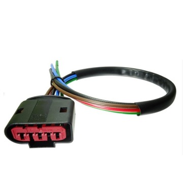 Соединитель штекер жгут 1j0973775a з кабелем 2,50 mm2 5 pin фото №1