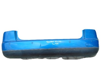 Бампер задний vw touran 03-06r 4xpdc 1t0807421 фото №1