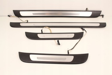 Накладки планки пороговые подсвечиваемый a6 c7 sedan фото №1