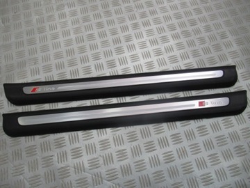 Планки накладки порогові audi tt 8s0 s-line фото №1