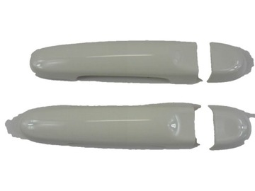 Micra k13 note корпуси ручок зовнішніх зад білий оригінал фото №1