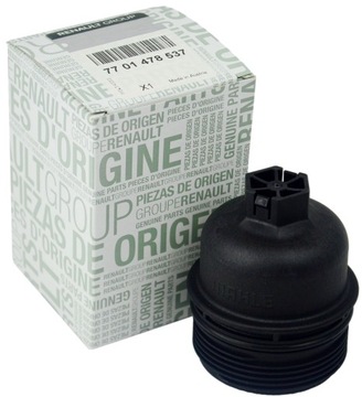 Оригінальний номер renault кришка корпус фільтра масла kadjar koleos espace 1.6 2.0 dci фото №1