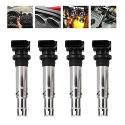 4x катушка зажигания 036905715f 1.4 1.6fsi vw audi seat skoda volkswagen фото №1
