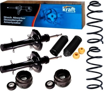 Амортизатори пружини перед vw golf iv bora skoda octavia i leon i audi a3 фото №1