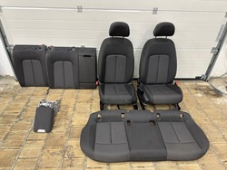 Сидіння водія лівий перед диван audi a6 c8 універсал avant тканинний ідеальні фото №1