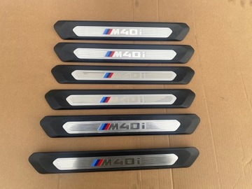 Планка накладка пороговая защита порога bmw x3 g01 x4 g02 8089579 фото №1