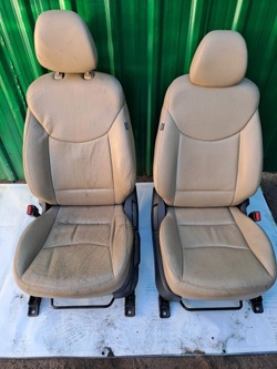 Сиденья кожа з підігрівом hyundai elantra 5 комплект фото №1