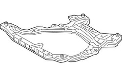 Балка підвішування підрамник колиска lexus nx ii 2021- фото №1
