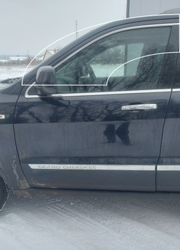 Grand cherokee wk2 11-20r скло двері лівий перед клеєна акустична фото №1