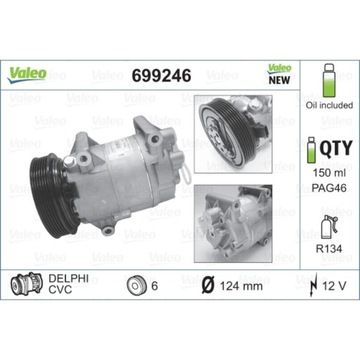 Компрессор кондиционера valeo 699246 фото №1