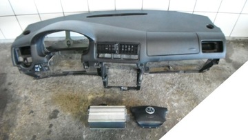 Vw golf 4 iv консоль + 2 подушки повітряні фото №1