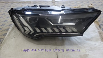 Audi q7 ii рестайлинг 2019- полный led matrix 4m0941040c правая лампа передняя фото №1