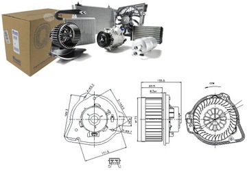 Повітродувка volvo c70 i s70 v70 i xc70 2.0-2.5d 12.95 фото №1