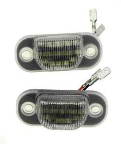 Audi 80 b4 / 100 c4 / a6 c4 лампочки номерного знака светодиодные фото №1