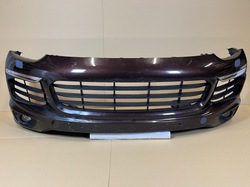 Бампер переднее перед porsche cayenne 7p5 958 92a 2014- рестайлинг 4xpdc распылитель фото №1