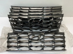 Hyundai tucson 4 iv решётка решётка радиатора хром бампера передней перед n 2020- фото №1