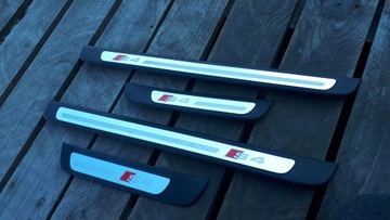 S4 b8 рестайлінг планки порогові sline накладки na пороги фото №1