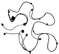 Джгут парктронік 6xpdc + acc audi q7 4m 15-19 hq фото №1