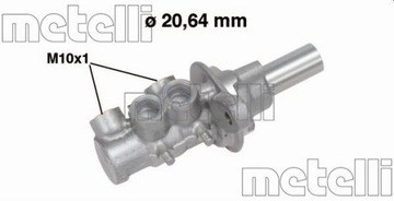 Насос тормозная citroen c1 05- 202-691 фото №1