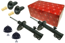 2x trw амортизаторы защитные накладки отбойники toyota rav-4 ii 2000-2005 kpl na перед фото №1