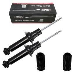 Амортизатори зад do peugeot 407 407 sw citroen c5 + захисні накладки відбійники фото №1