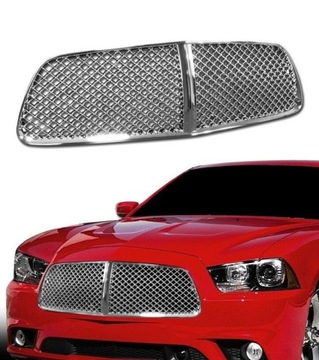 Решётка радиатора переднее хромированный dodge charger 11-14 фото №1