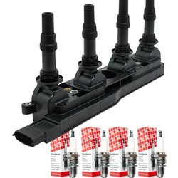 Катушка зажигания + свечи opel vectra astra zafira 1.8 16v ! фото №1