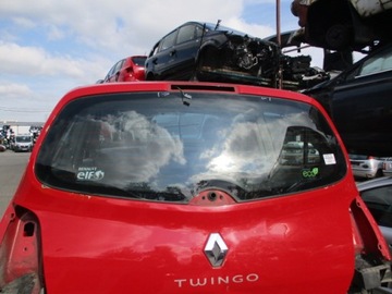 Renault twingo ii скло задня багажника кришки фото №1