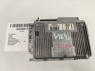 Комп'ютер двигуна ecu k115000010g 0.8 daewoo matiz фото №1