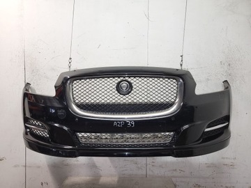 Jaguar xj 351 x351 бампер переднє перед решітка pdc омивачі + накладка фото №1