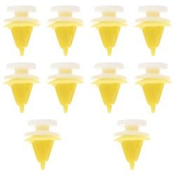 10x кліпса штифт підскло do renault megane twingo фото №1