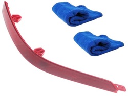 Відбивач бампера заднього l vw transporter t6 2015- фото №1