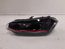Vw polo 2g gti 17- полный led лампа левая европа фото №1
