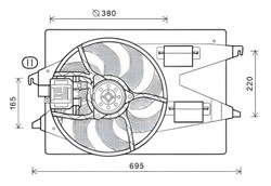 Вентилятор, охолодження двигуна фото №1