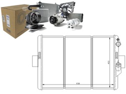 Радіаторів двигуна iveco daily i daily ii 2.4d/2.5d фото №1