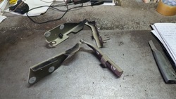 Citroen c3 i 02-09 - петля капота правые левый комплект exyb фото №1